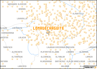 map of Loma de Chagüíte