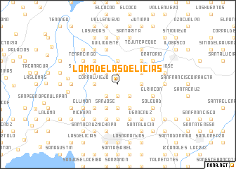 map of Loma de Las Delicias