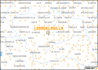 map of Loma de la Silla