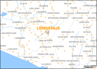 map of Loma de Paja