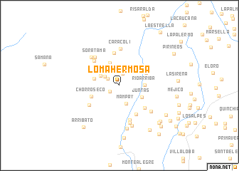 map of Loma Hermosa