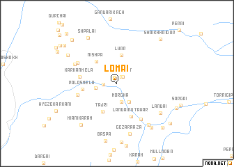 map of Lomai