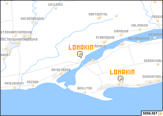 map of Lomakin