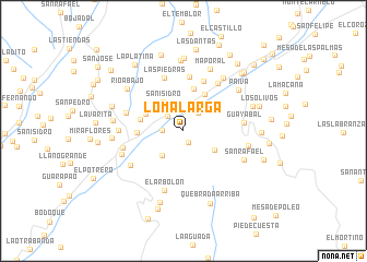 map of Loma Larga