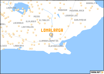 map of Loma Larga