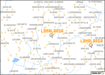 map of Loma Larga