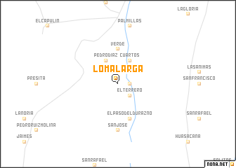 map of Loma Larga