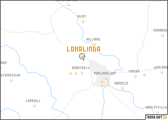 map of Loma Linda