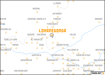 map of Loma Redonda