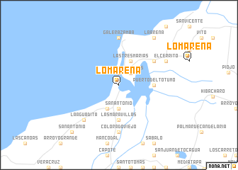 map of Lomarena