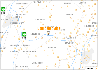 map of Lomas Bajas