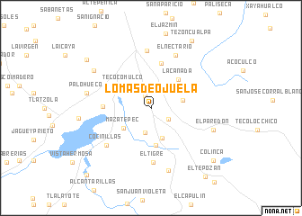 map of Lomas de Ojuela