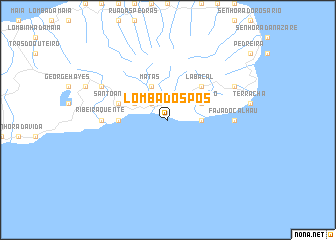 map of Lomba dos Pós