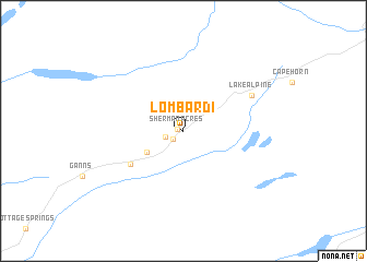 map of Lombardi