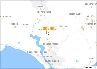 map of Lombard