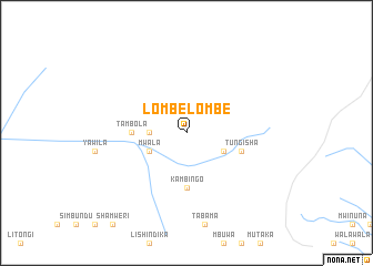 map of Lombelombe