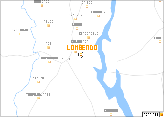 map of Lombendo