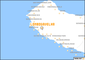 map of Lombo da Velha