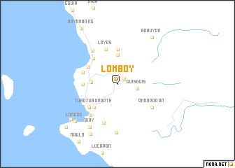 map of Lomboy