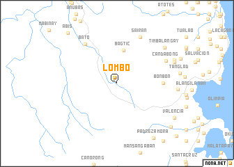 map of Lombo