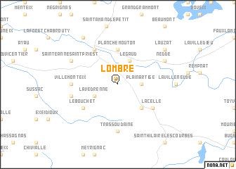 map of Lombre