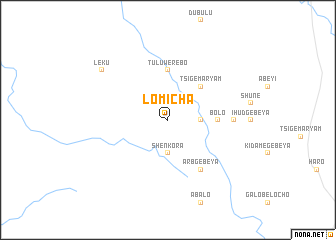 map of Lomīchʼa