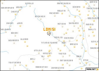 map of Lomisi