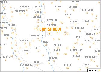 map of Lomiskhevi
