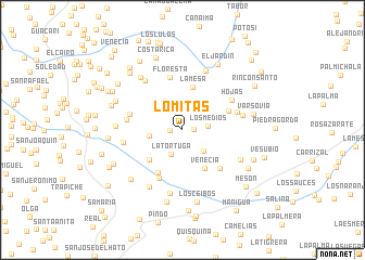 map of Lomitas