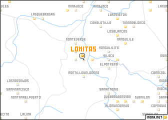 map of Lomitas