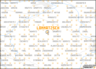 map of Lommatzsch