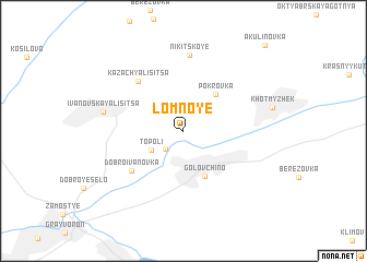 map of Lomnoye