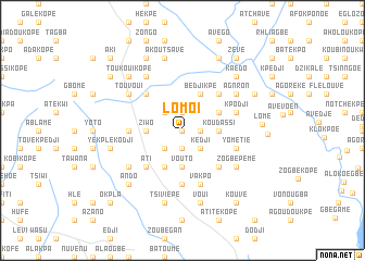 map of Lomoi