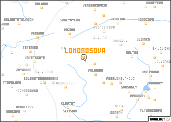 map of Lomonosova