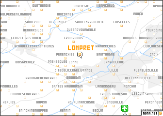 map of Lompret