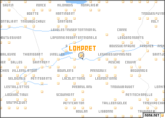 map of Lompret