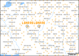 map of Lompré