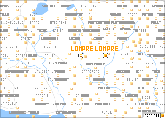 map of Lompré