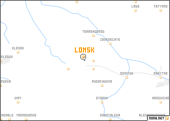 map of Lomsk