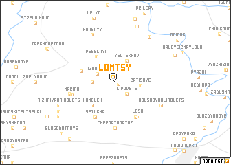 map of Lomtsy