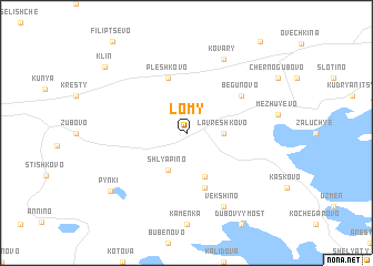 map of Lomy