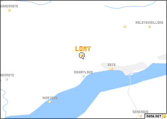 map of Lomy