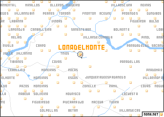 map of Loña del Monte