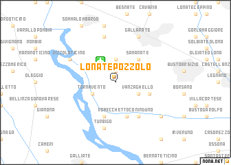 map of Lonate Pozzolo