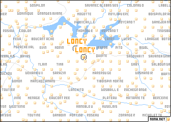 map of Loncy