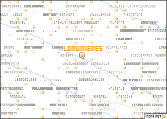 map of Londinières