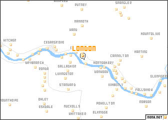 map of London