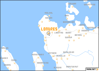 map of Londres