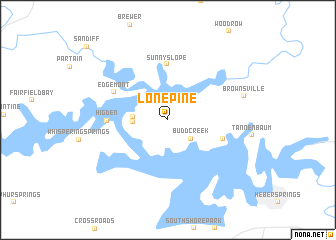 map of Lone Pine