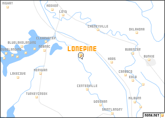 map of Lone Pine